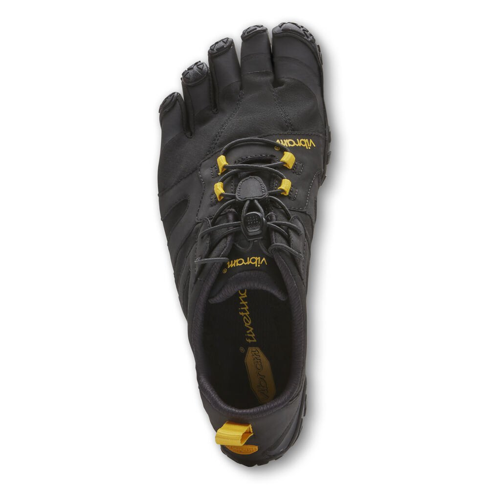 Vibram FiveFingers Herre Løbesko Sort/Gul - V-Trail 2.0 - 0573UIACQ